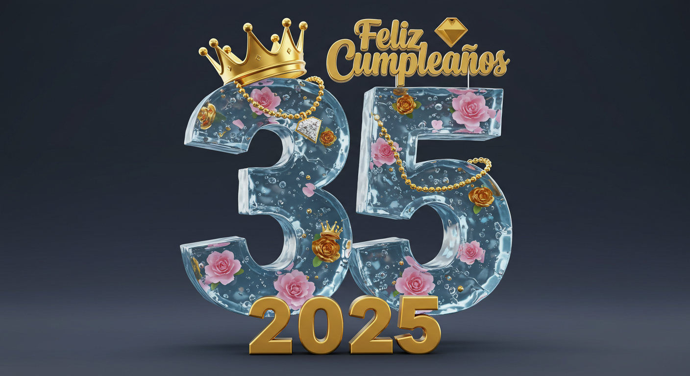 Feliz 35 Cumpleaños
